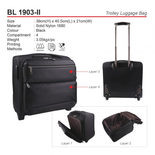 BL 1903-II Trolley Luggage Bag