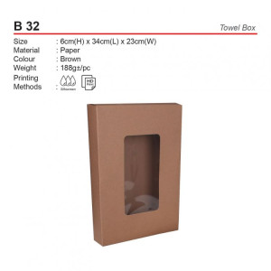 B 32 Towel Box