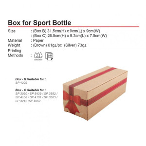 Box for Sport Bottle