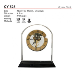 CY 525 Crystal Clock
