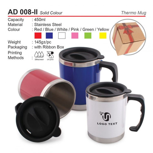 AD 008-II Solid Colour Thermo Mug