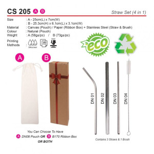 CS 205 Straw Set (4 in 1)