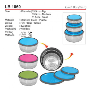 LB 1060 Lunch Box (3 in 1)