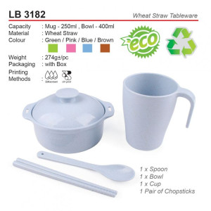 LB 3182 Wheat Straw Tableware