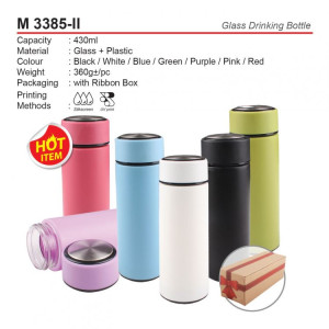 M 3385-II Glass Drinking Bottle