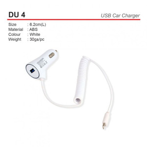 DU 4 Dual USB Car Charger