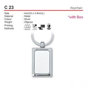 C 23 Keychain