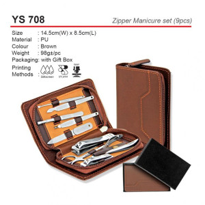 YS 708 Zipper Manicure set (9pcs)