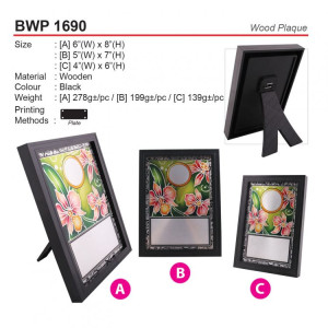BWP 1690 Wood Plaque