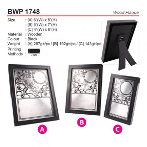 BWP 1748 Wood Plaque