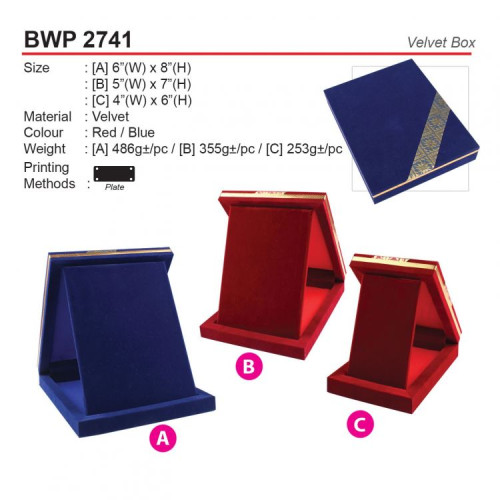 BWP 2741 Velvet Box