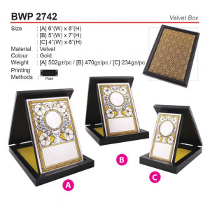 BWP 2742 Velvet Box
