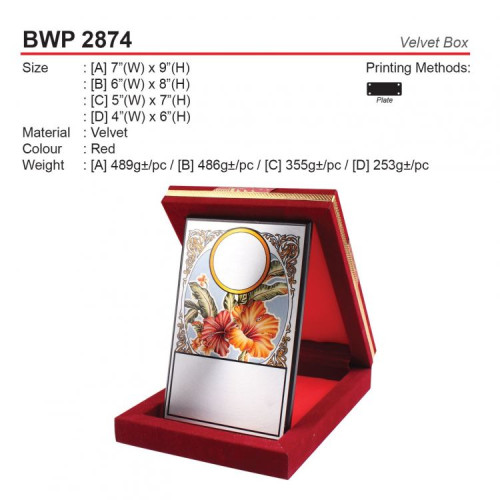 BWP 2874 Velvet Box