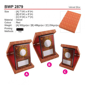 BWP 2879 Velvet Box