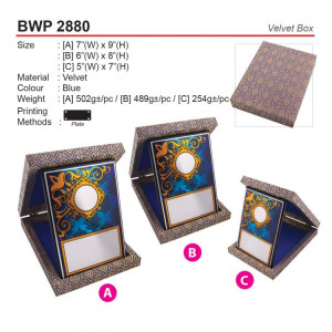 BWP 2880 Velvet Box