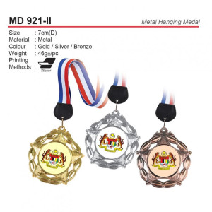 MD 921-II Metal Hanging Medal