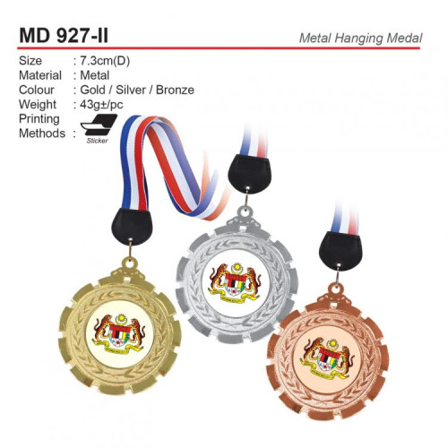 MD 927-II Metal Hanging Medal