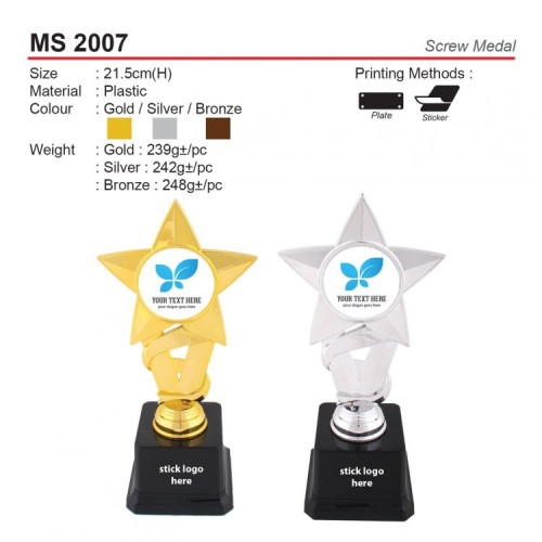 MS 2007 Screw Medal