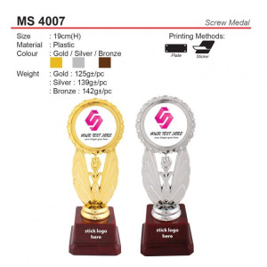 MS 4007 Screw Medal