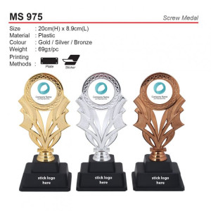 MS 975 Screw Medal