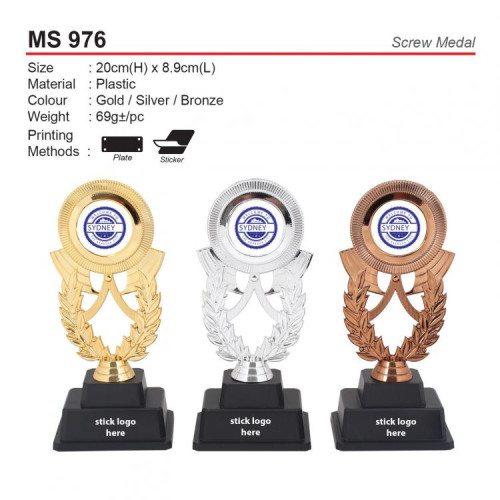 MS 976 Screw Medal