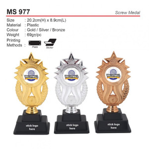 MS 977 Screw Medal