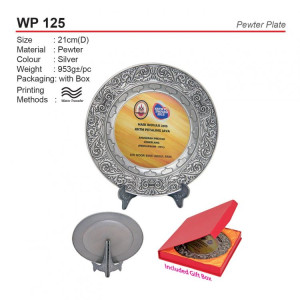 WP 125 Pewter Plate