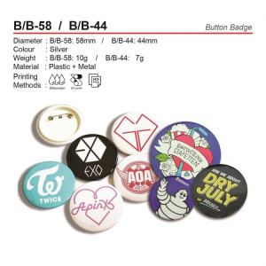 B/B-58 Button Badge