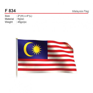 F 834 Malaysia Flag