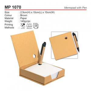 MP 1070 Memopad With Pen