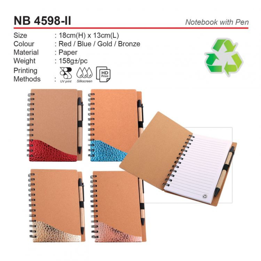 NB 4598-II Notebook With Pen NB 4598-II Notebook With Pen