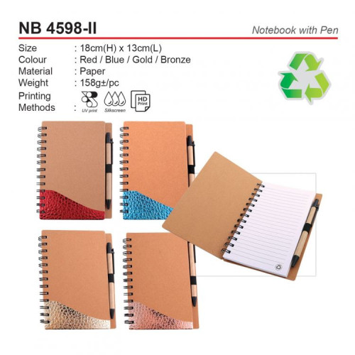 NB 4598-II Notebook With Pen