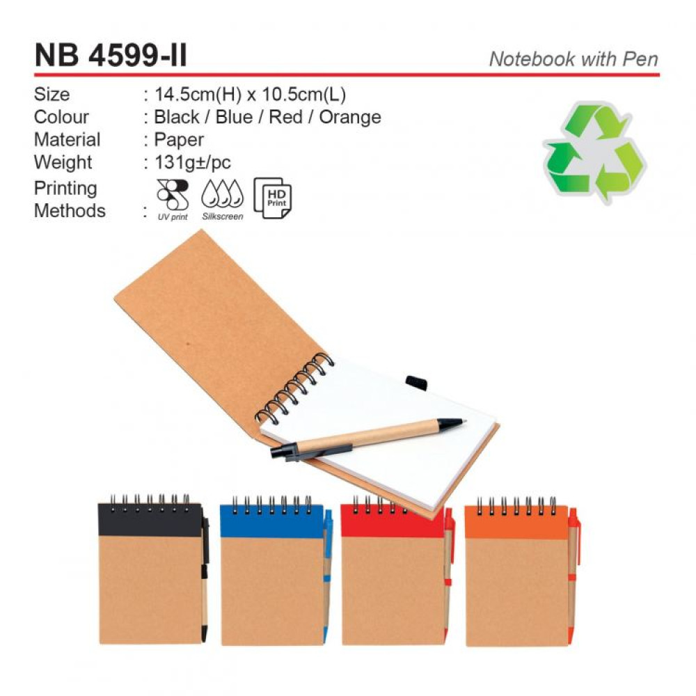 NB 4599-II Notebook With Pen NB 4599-II Notebook With Pen
