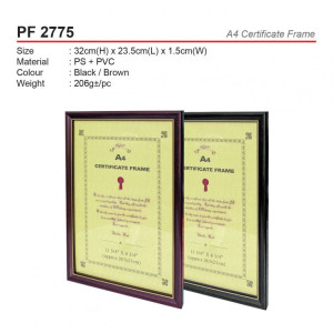 PF 2775 A4 Certificate Frame