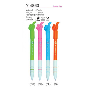Y 4863 Plastic Pen
