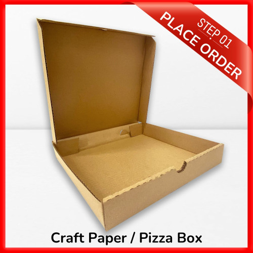 Craft Paper / Pizza Box - 3D - Order
