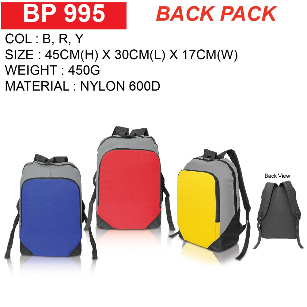 BP 995 BACK PACK BP 995 BACK PACK