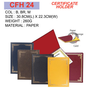 CFH 24 CERTIFICATE HOLDER