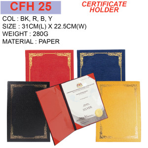 CFH 25 CERTIFICATE HOLDER