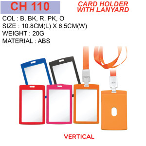 CH 110 ID CARD HOLDER WITH LANYARD