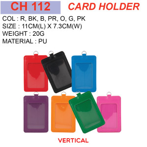 CH 112 PU ID CARD HOLDER