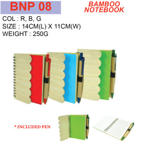 BNP 08 BAMBOO NOTEBOOK