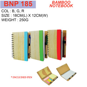 BNP 185 BAMBOO NOTEBOOK