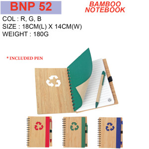 BNP 52 BAMBOO NOTEBOOK