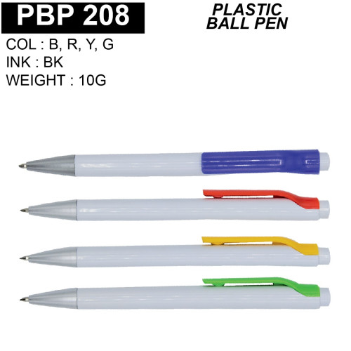 PBP 208 PLASTIC BALL PEN