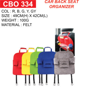 CBO 334 CAR BACK SEAT ORGANIZER