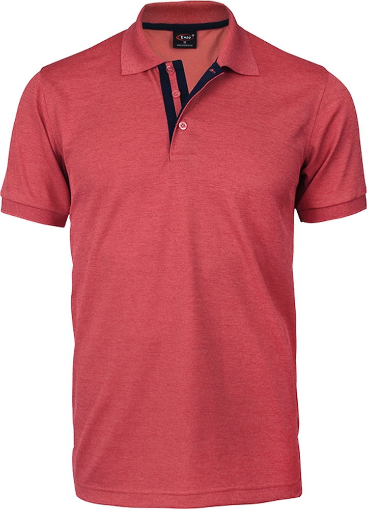 5101 Heather Cardinal Red / Navy 
